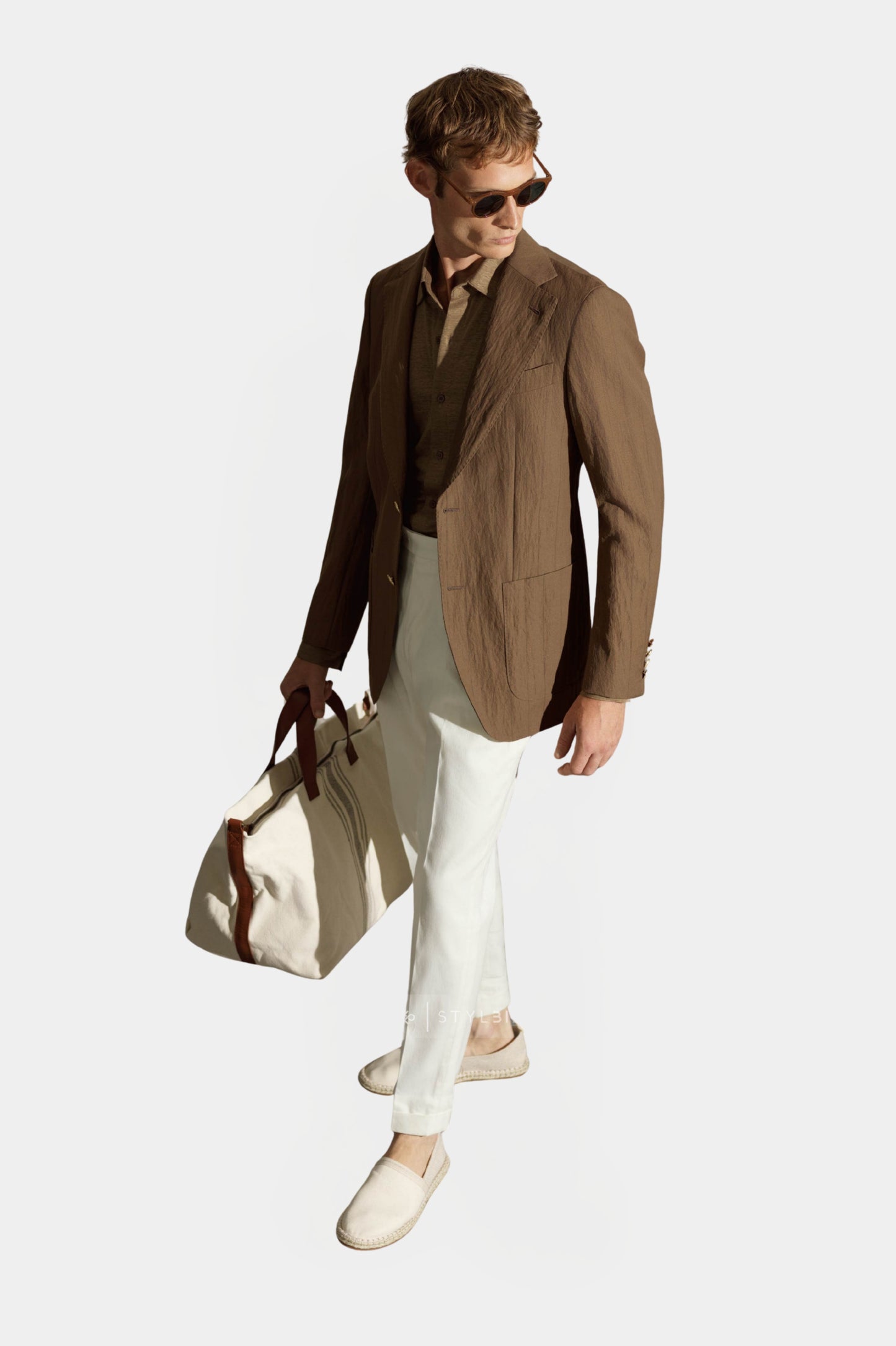 Notch Lapel, Brown, Expedition, Stylbiella, Jacket Only