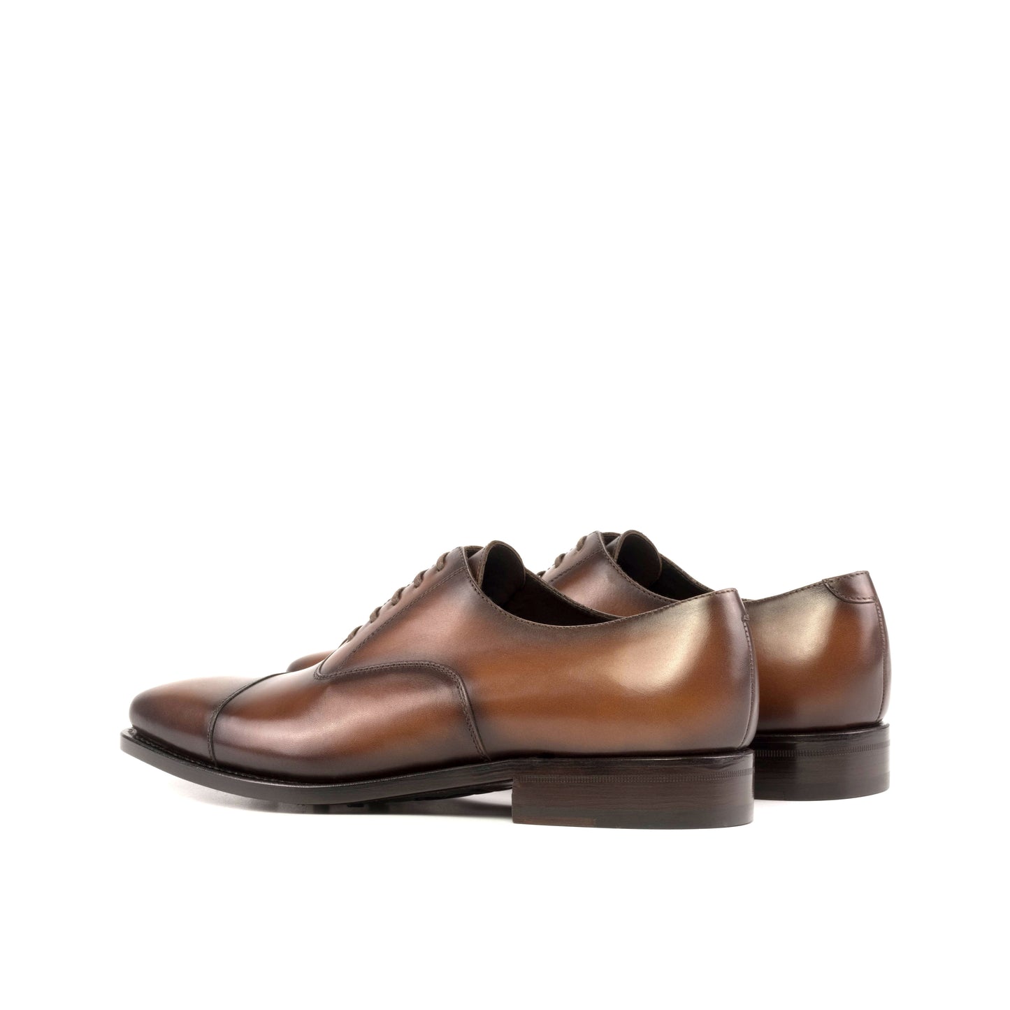 Leather Oxford Monti │ Med Brown Burn-Effect