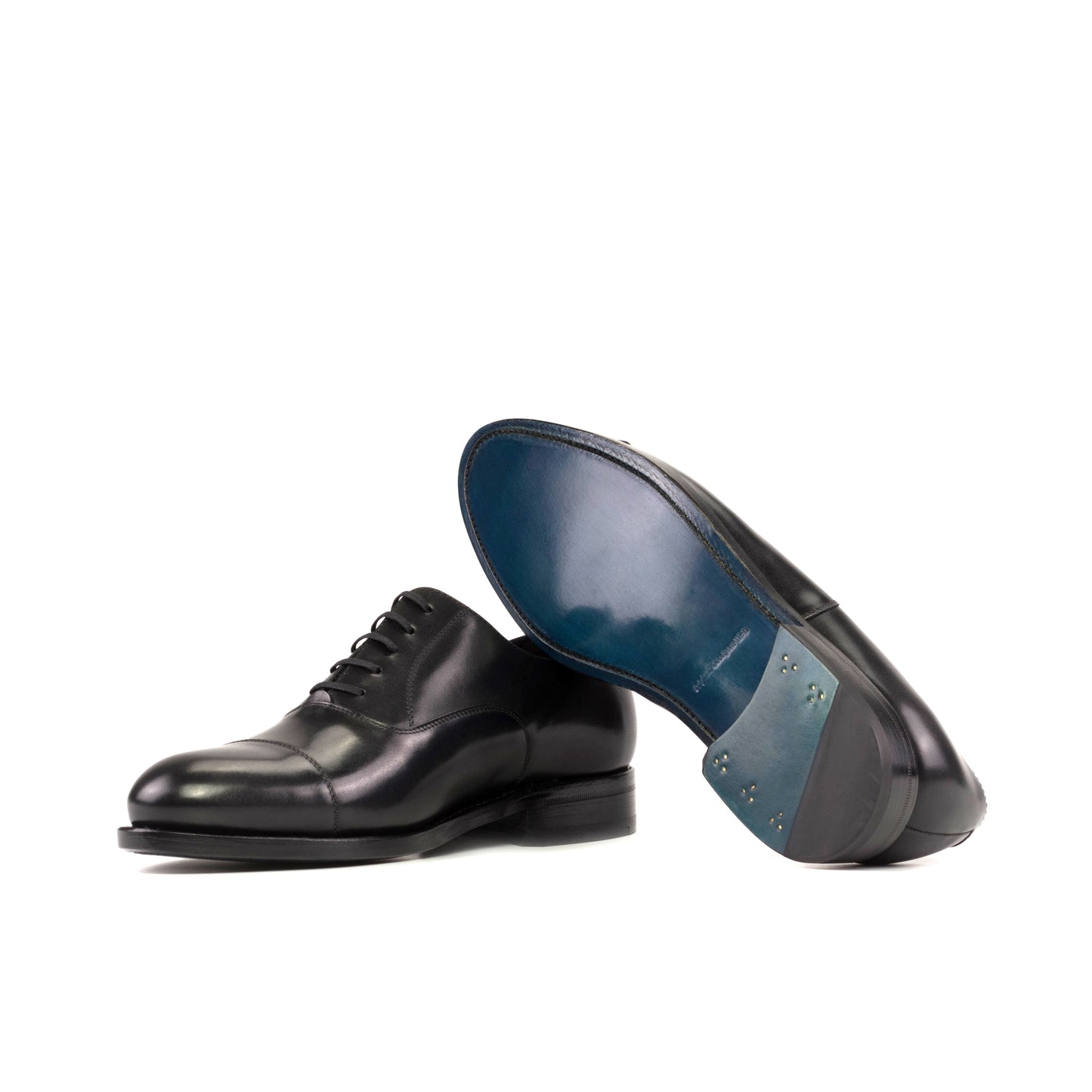 Leather Oxford Zurigo │ Black - Azur Soles