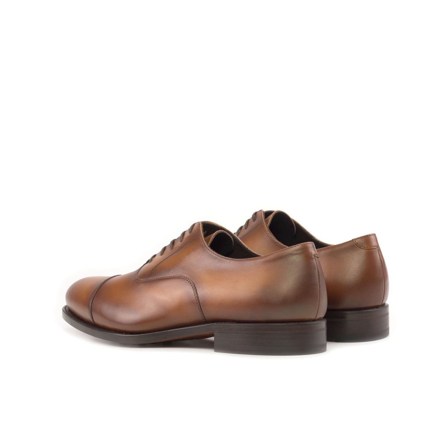Leather Oxford Zurigo │ Cognac - Brown Soles