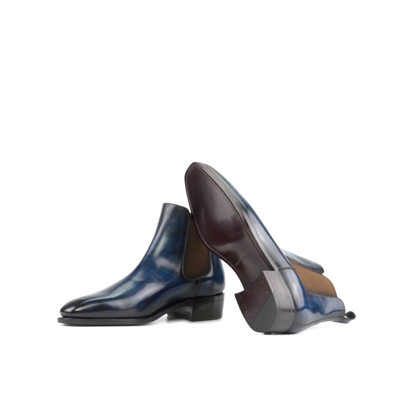 Leather Chelsea Boots Belgravia │ Denim Papiro Patina