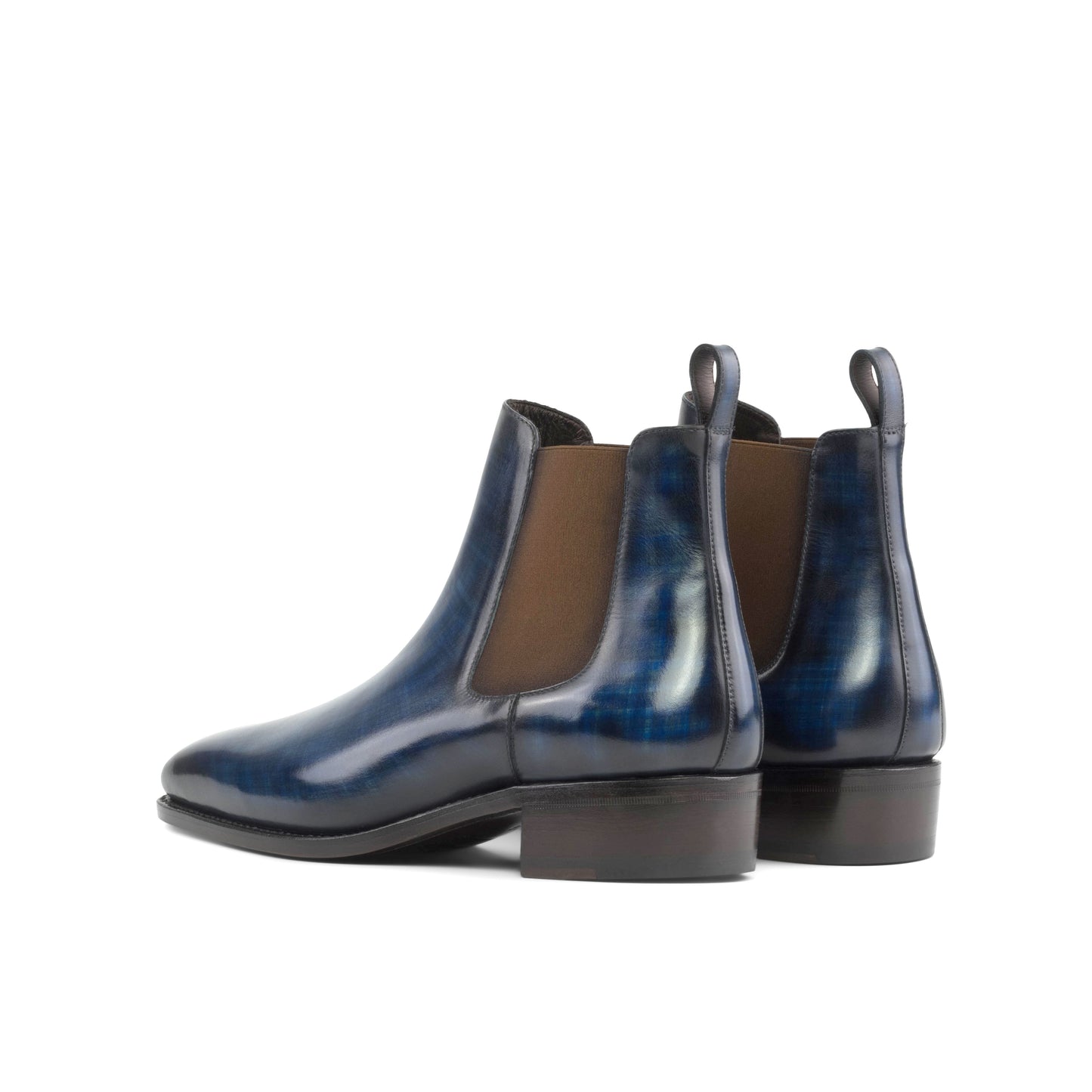 Leather Chelsea Boots Belgravia │ Denim Papiro Patina
