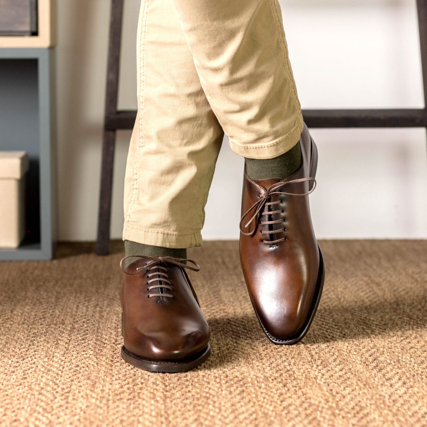 Leather Whole Cut Savile │ Tobacco