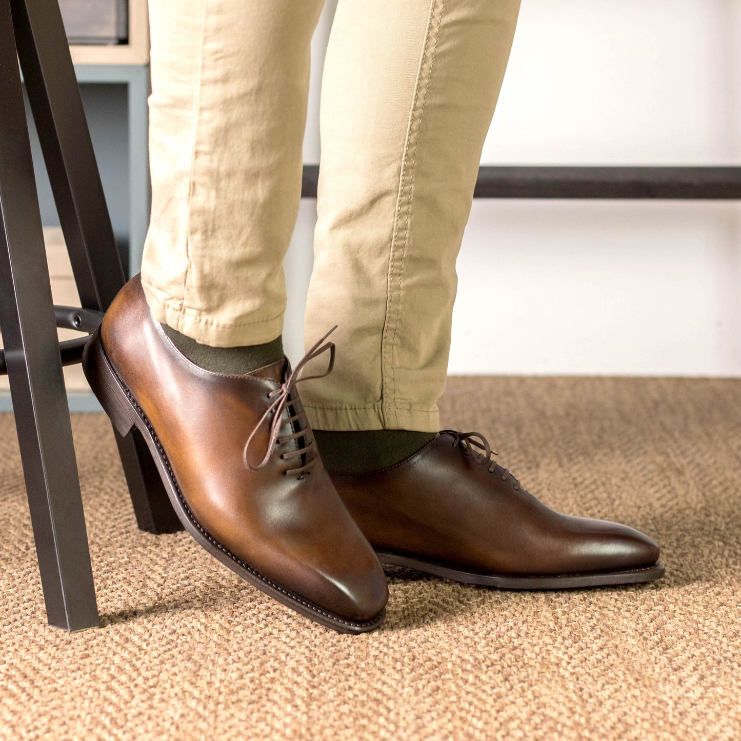 Leather Whole Cut Savile │ Tobacco