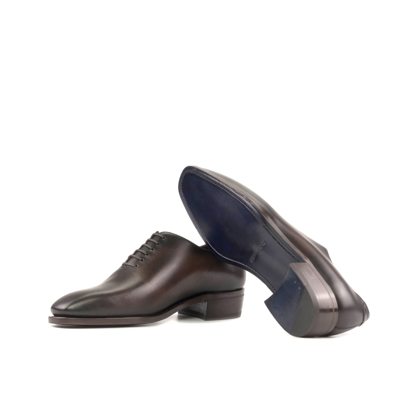 Leather Whole Cut Savile │ Dark Brown - Higher Heels