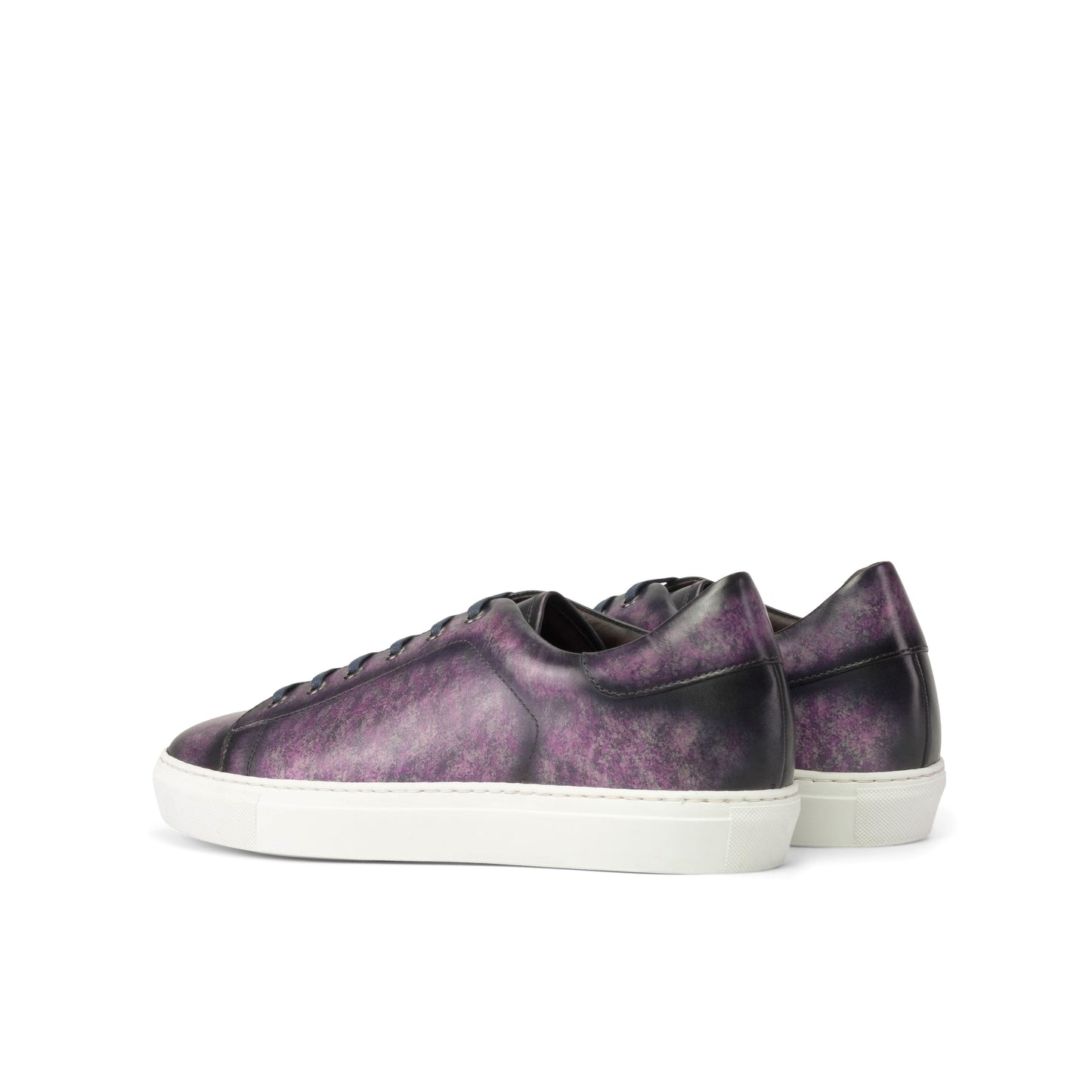 Leather Trainer │ Purple Patina