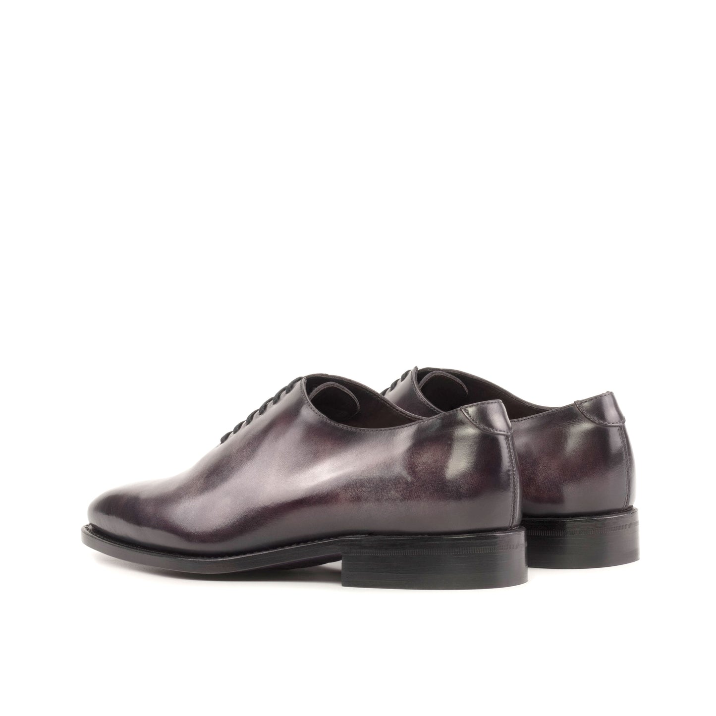 Leather Whole Cut Savile │ Eggplant Patina