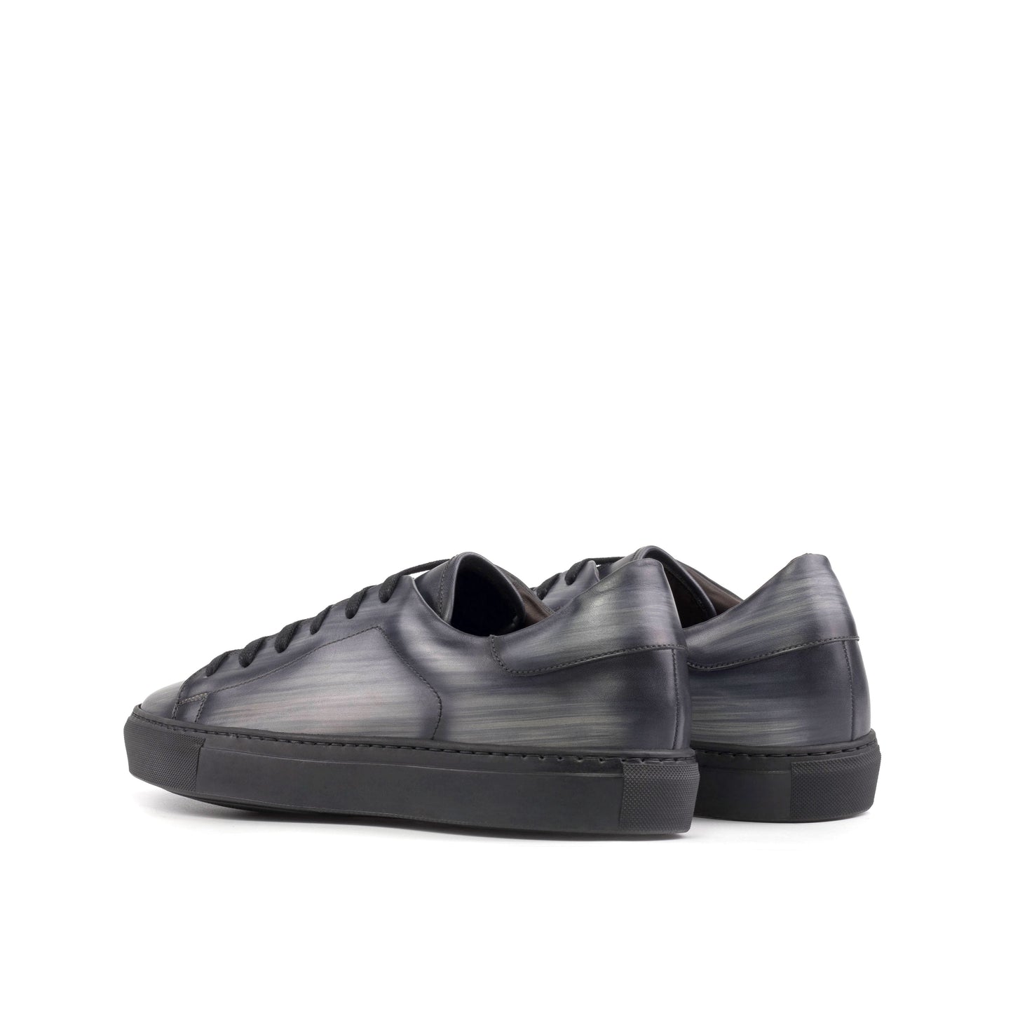 Leather Trainer │ Grey Patina
