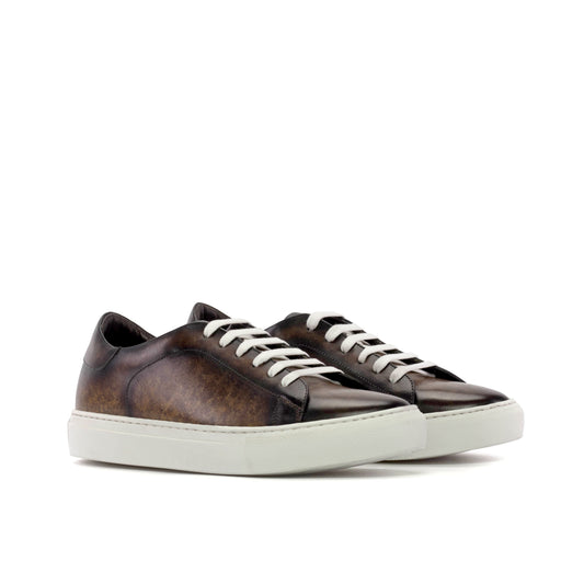Leather Trainer │ Brown Patina