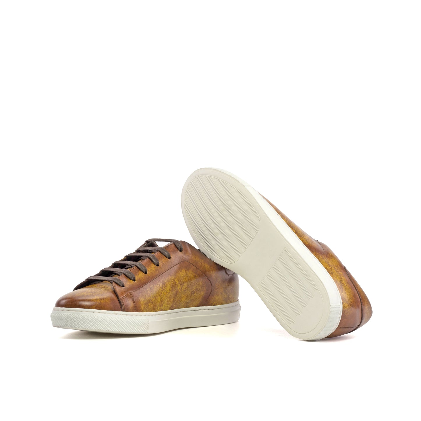 Leather Trainer │ Cognac Patina