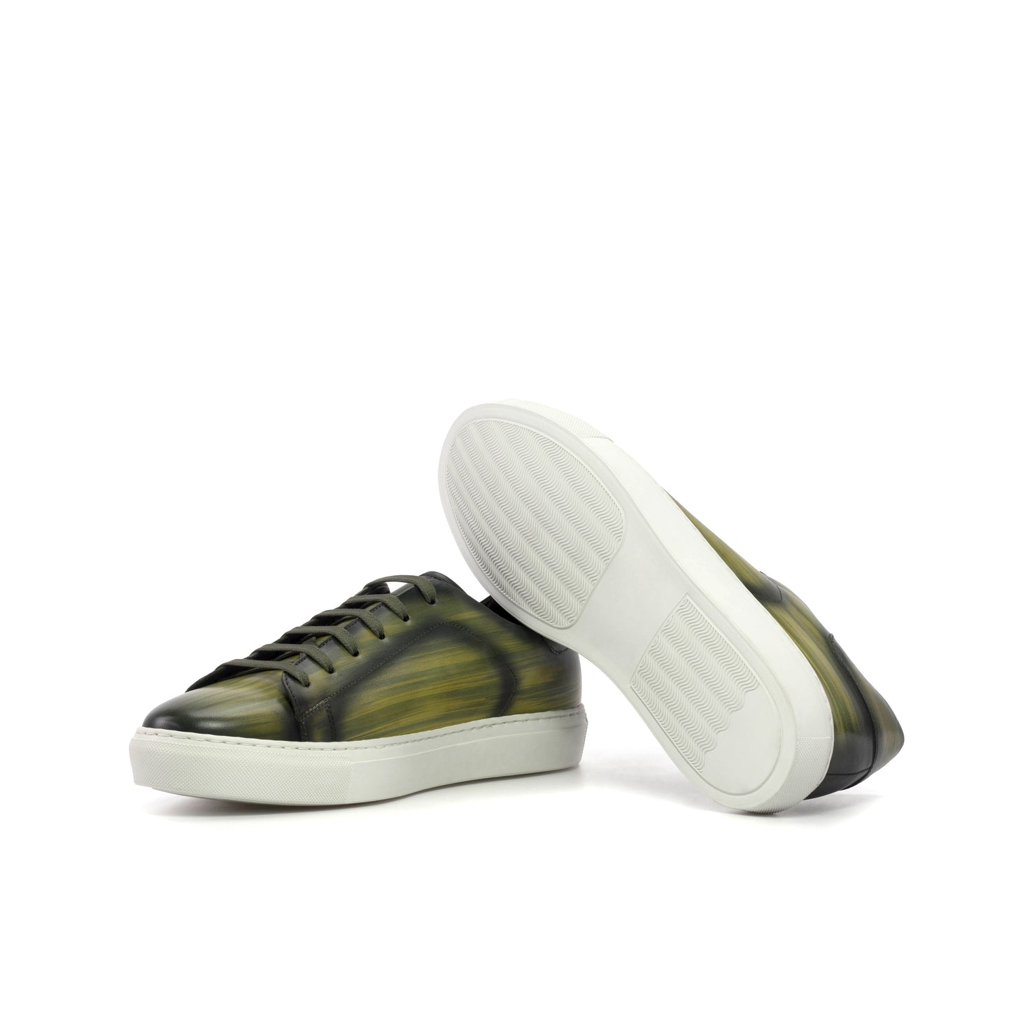 Leather Trainer │ Khaki Patina