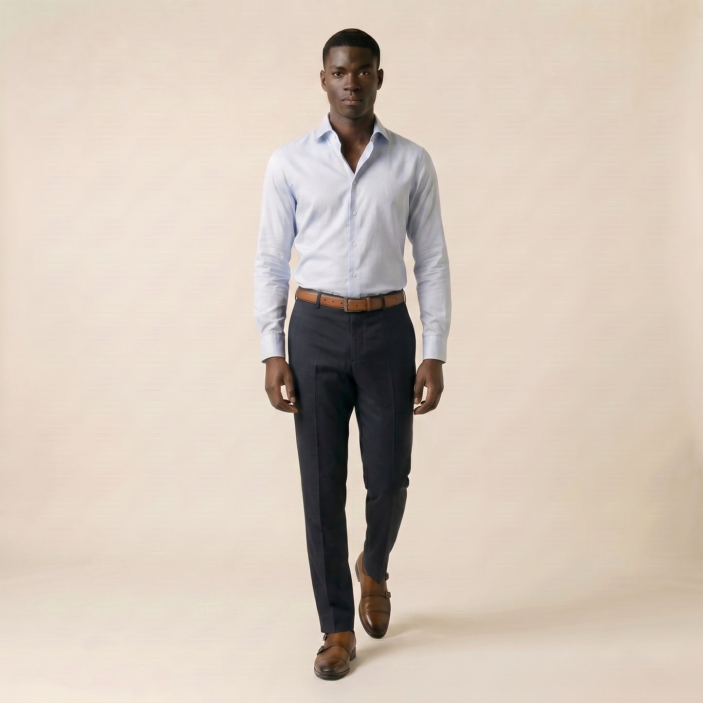 Shirt, Light Blue Thread by Thread, Pure Cotton, Alfar