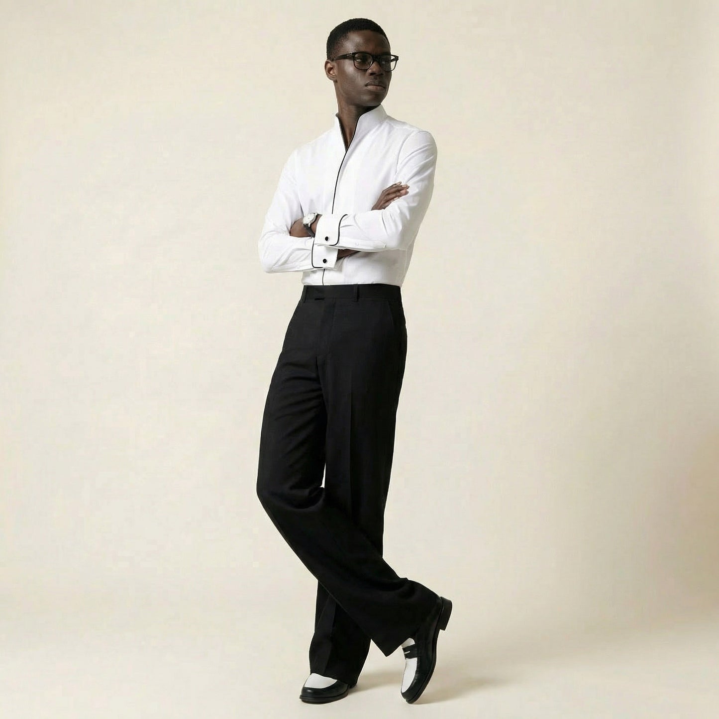 Trouser, Black, Pure Wool, Vitale Barberis