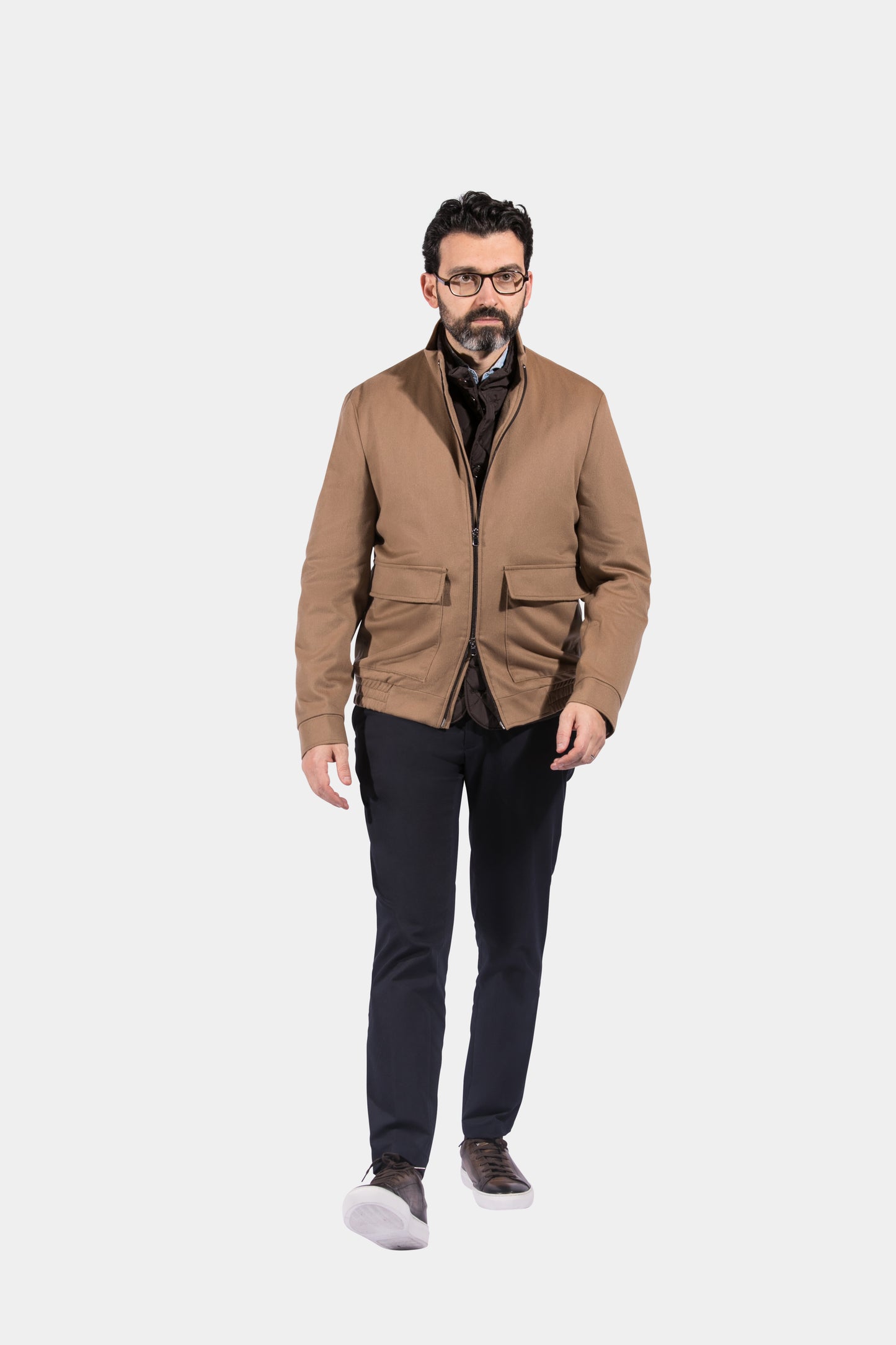 Bomber Jacket, Camel, Piacenza, Jacket Only