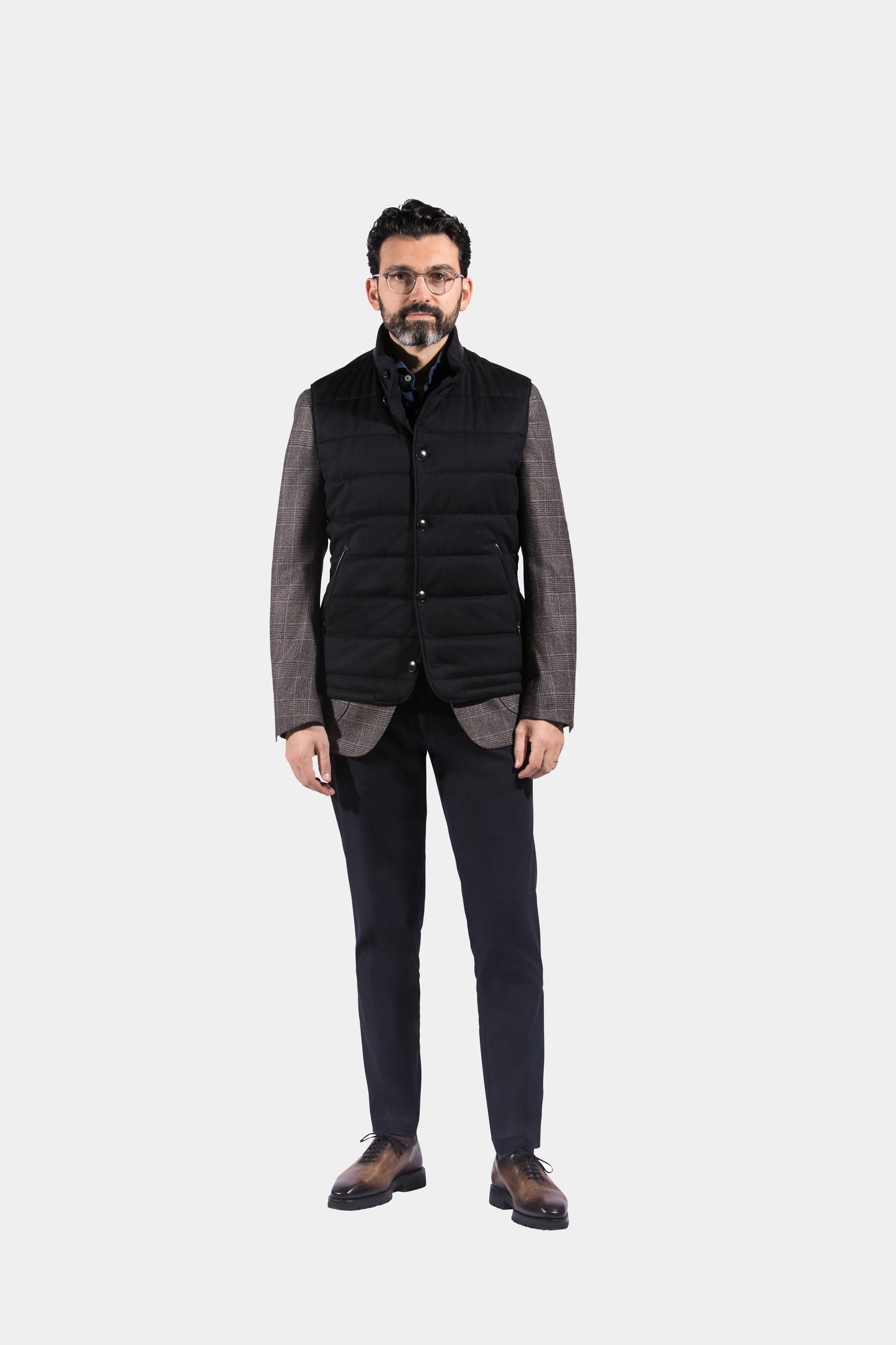 Body Warmer, Navy, Piacenza, Jacket Only