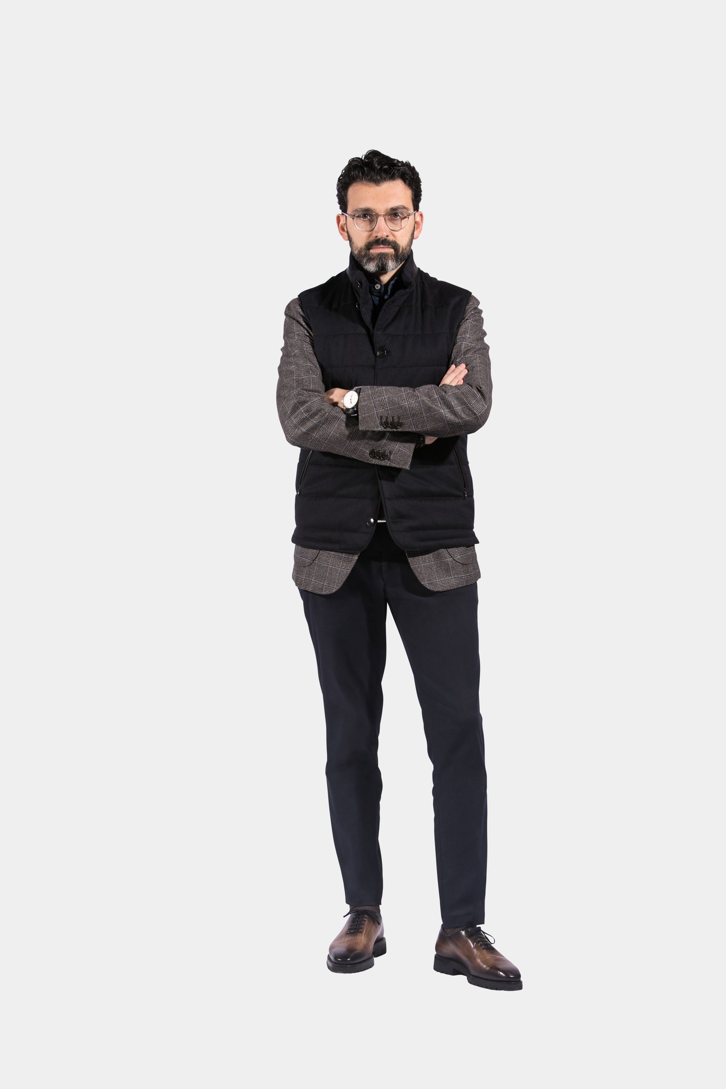 Body Warmer, Navy, Piacenza, Jacket Only