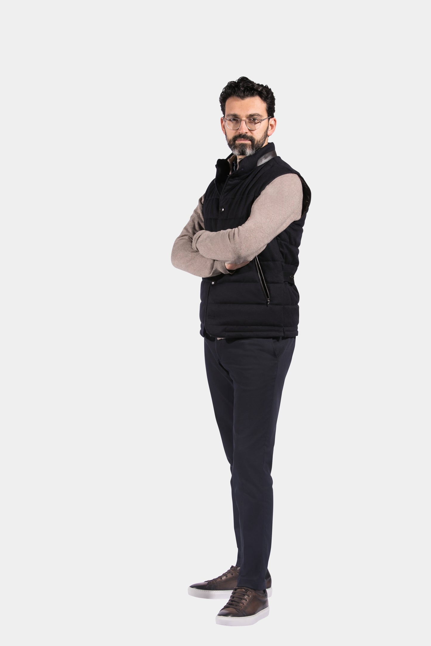 Body Warmer, Navy, Piacenza, Jacket Only