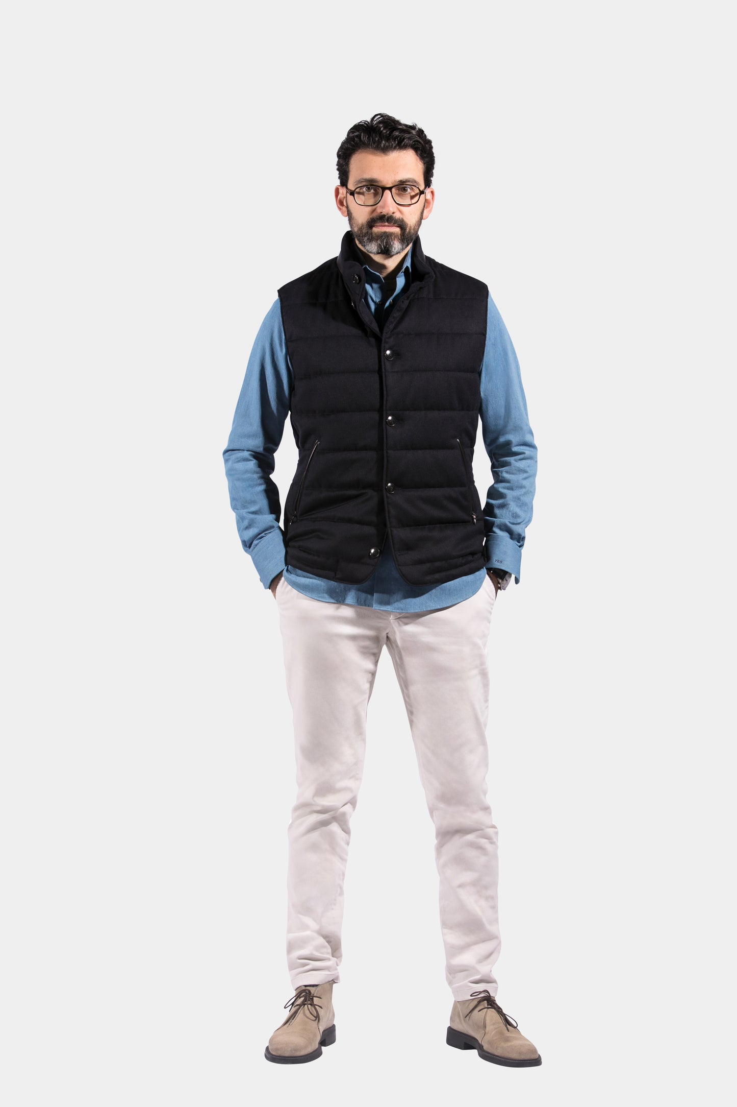 Body Warmer, Navy, Piacenza, Jacket Only