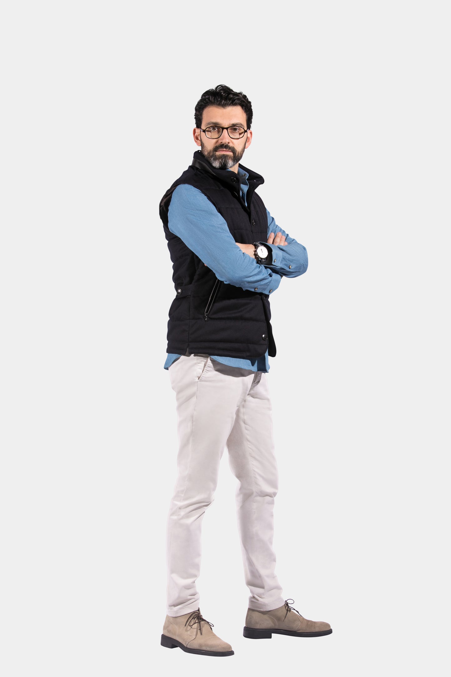 Body Warmer, Navy, Piacenza, Jacket Only