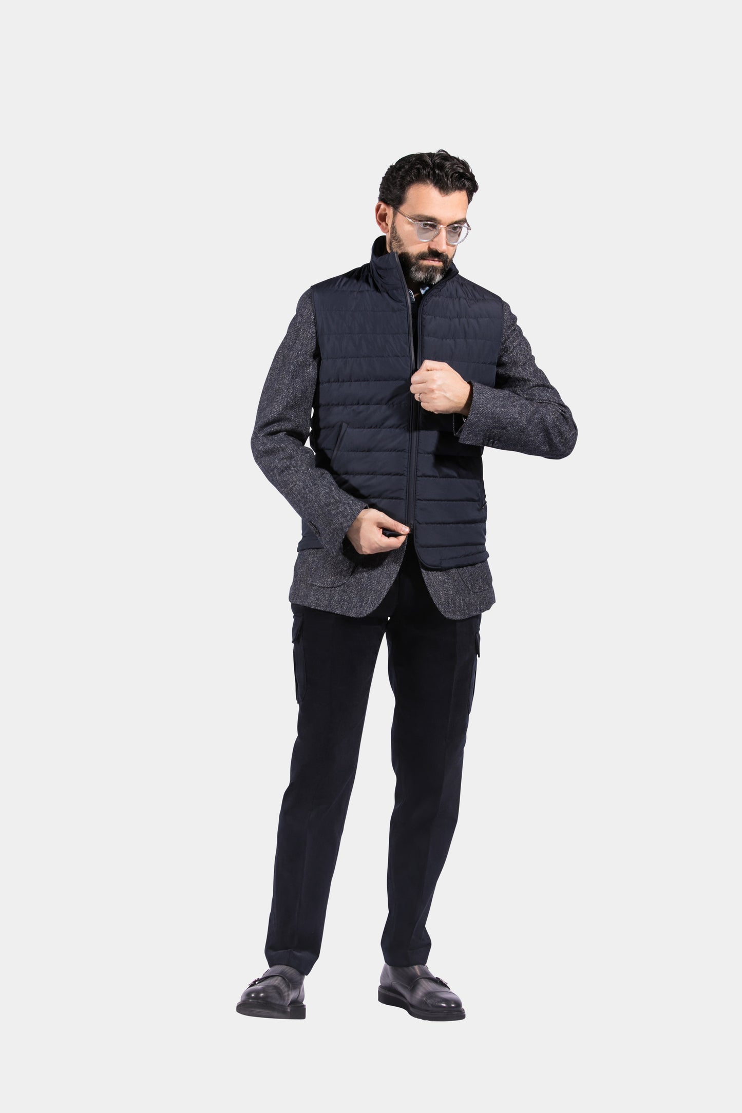Body Warmer, Navy, Jacket Only