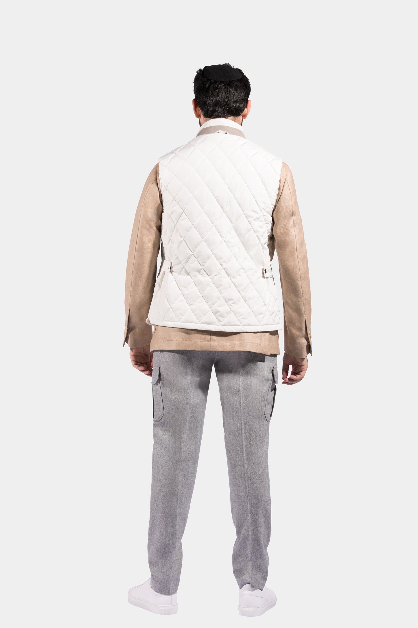 Body Warmer, White, Jacket Only