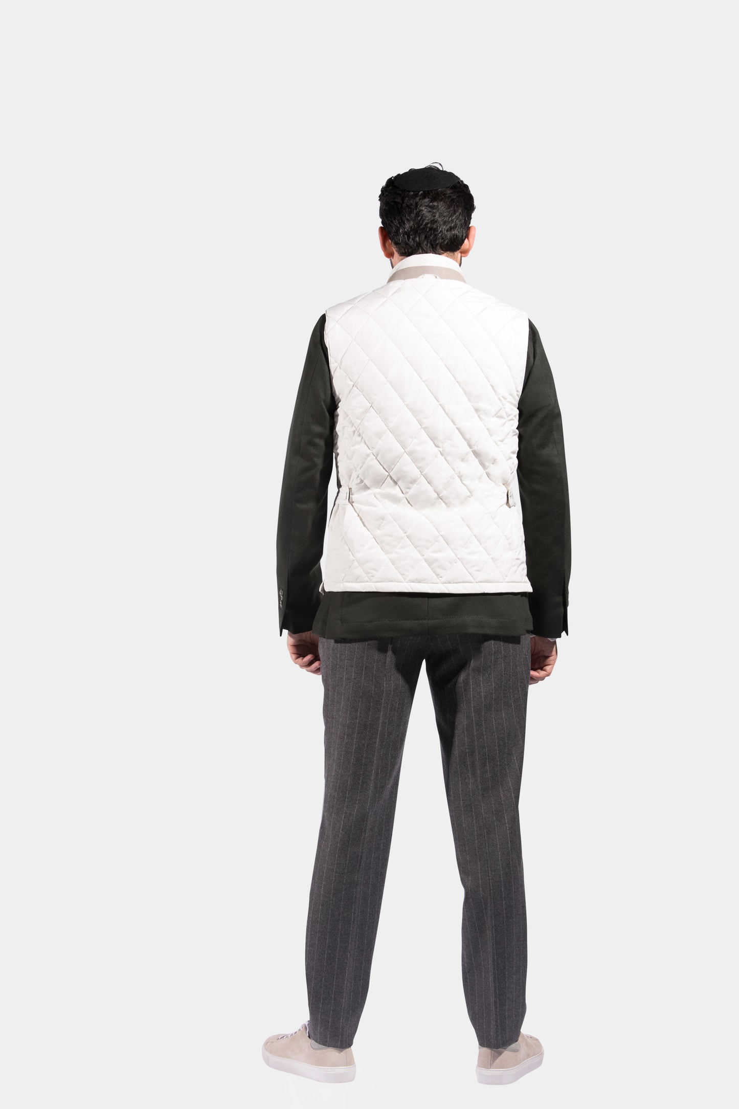 Body Warmer, White, Jacket Only