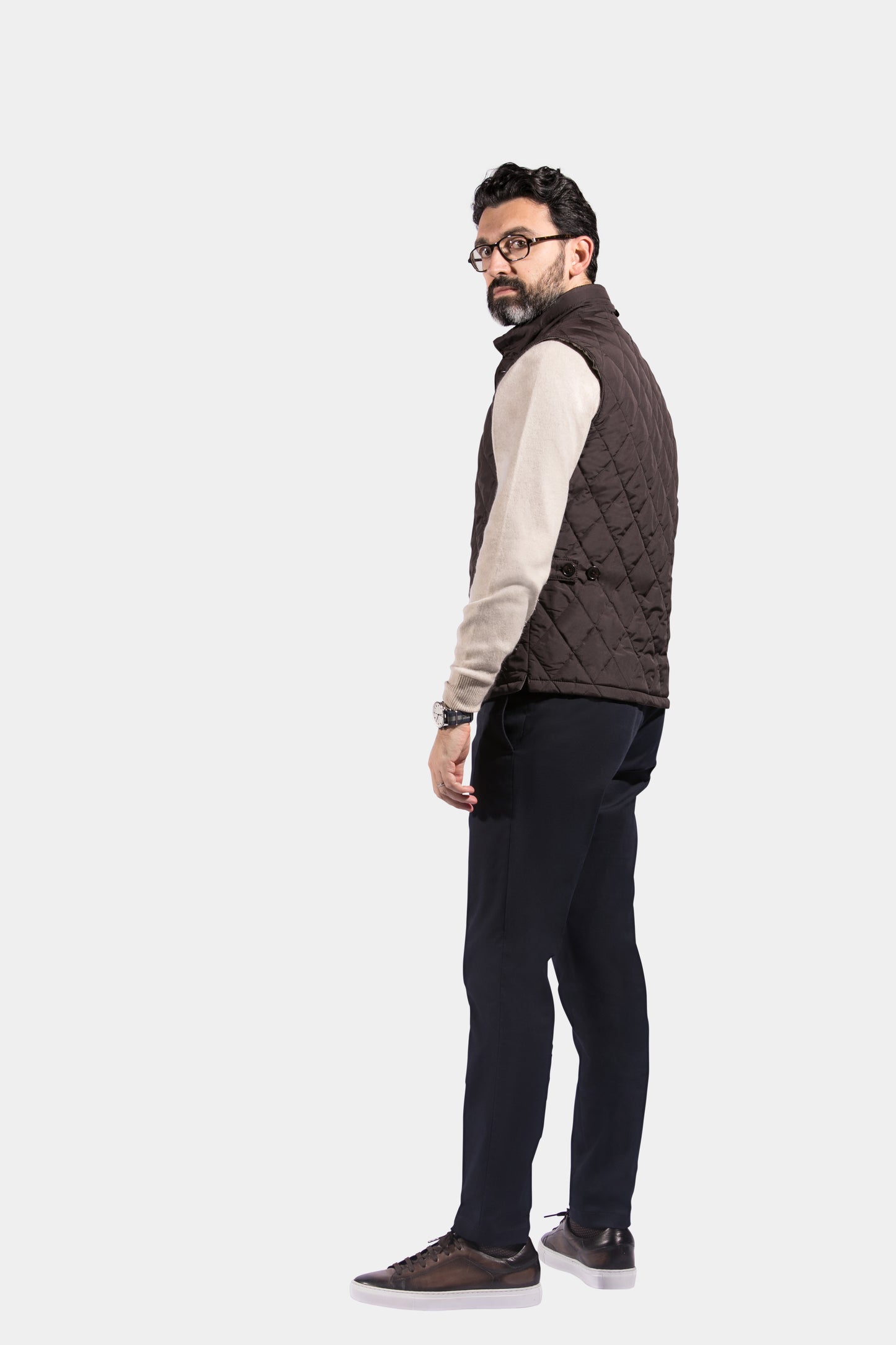 Body Warmer, Brown, Jacket Only