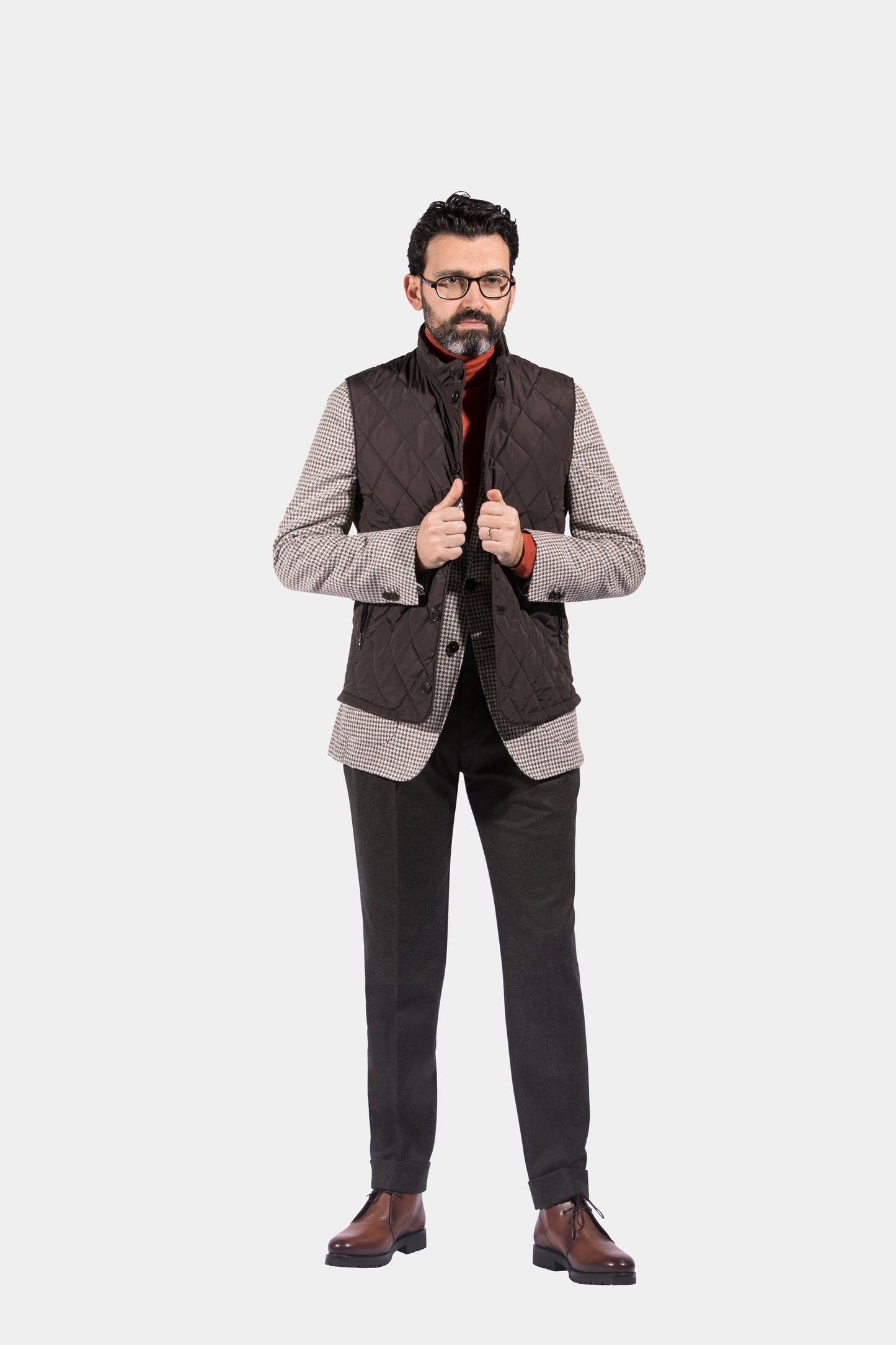 Body Warmer, Brown, Jacket Only