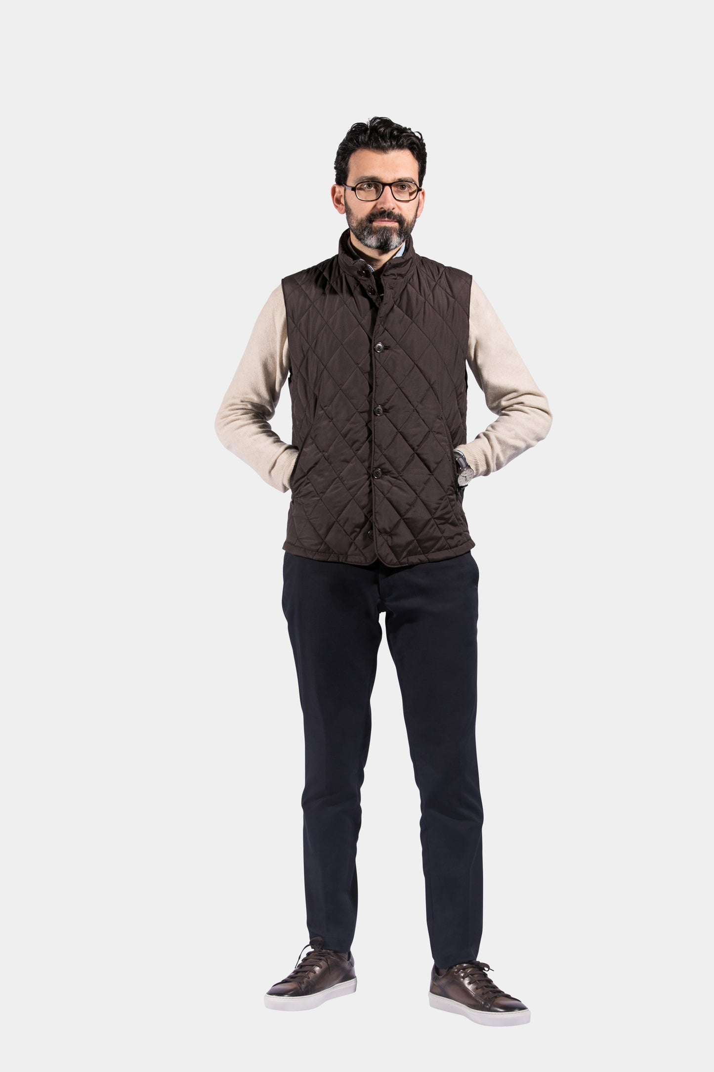 Body Warmer, Brown, Jacket Only