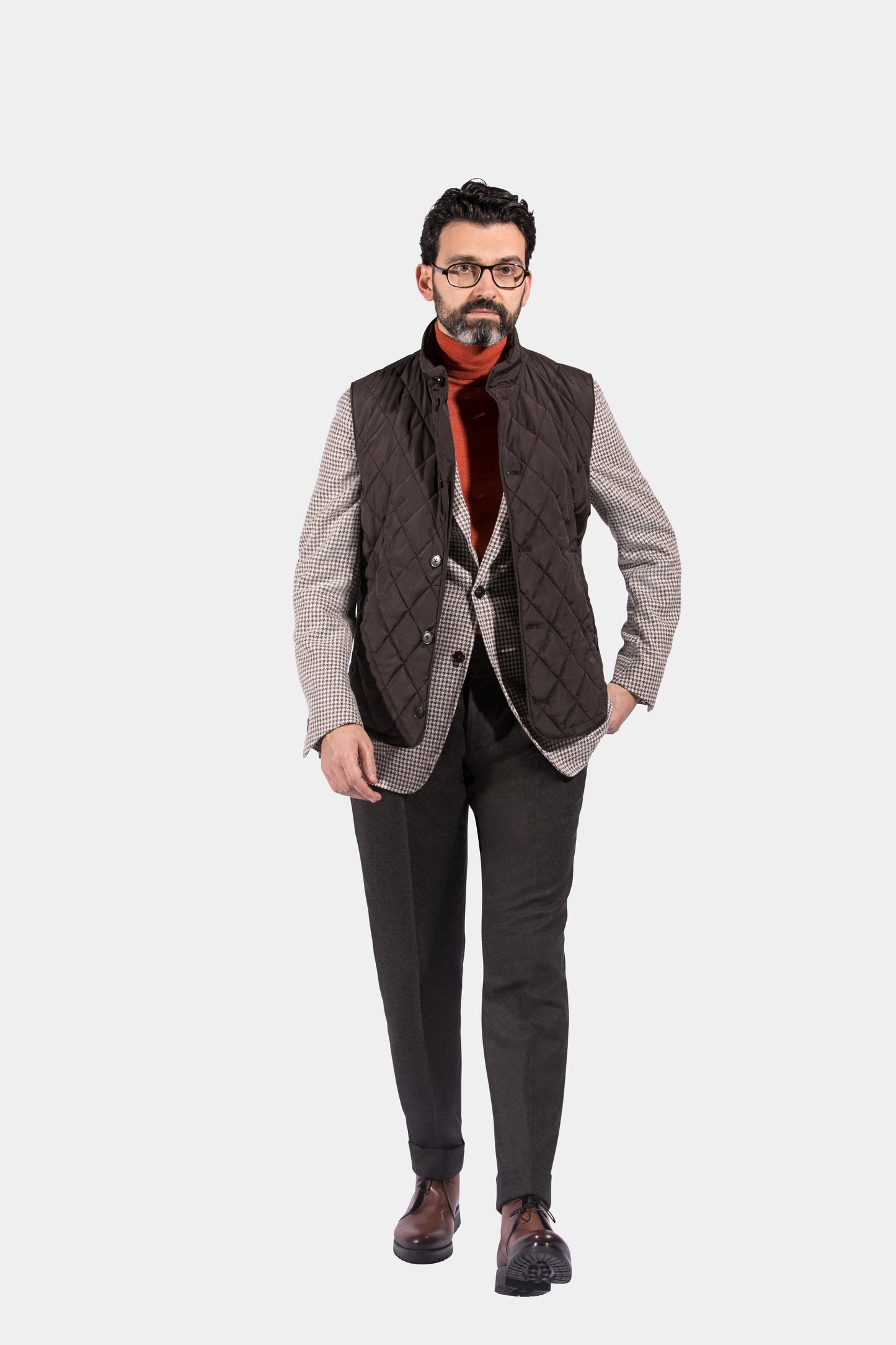 Body Warmer, Brown, Jacket Only