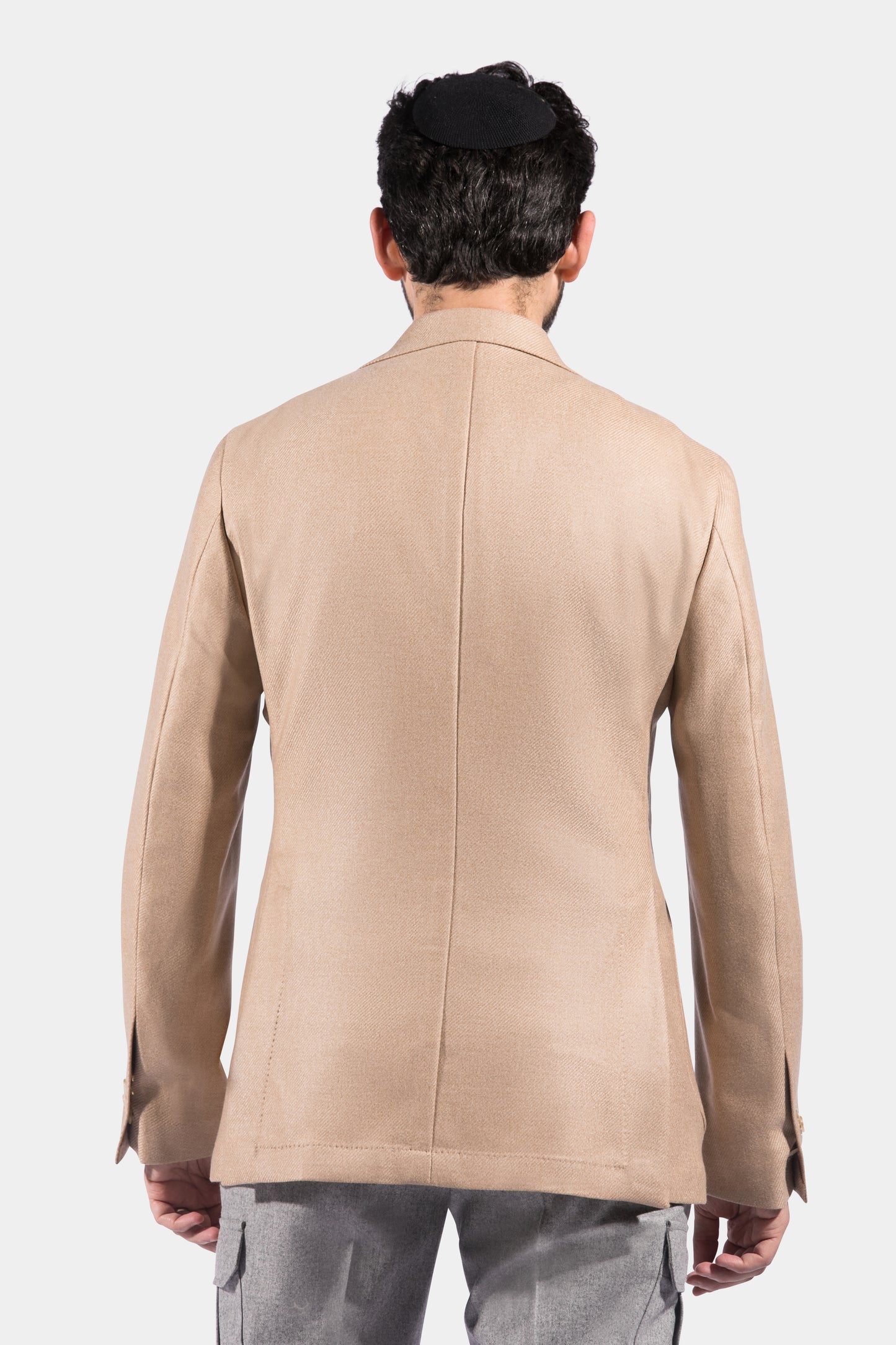 Notch Lapel, Patch Pockets, Sand, Jacket Only