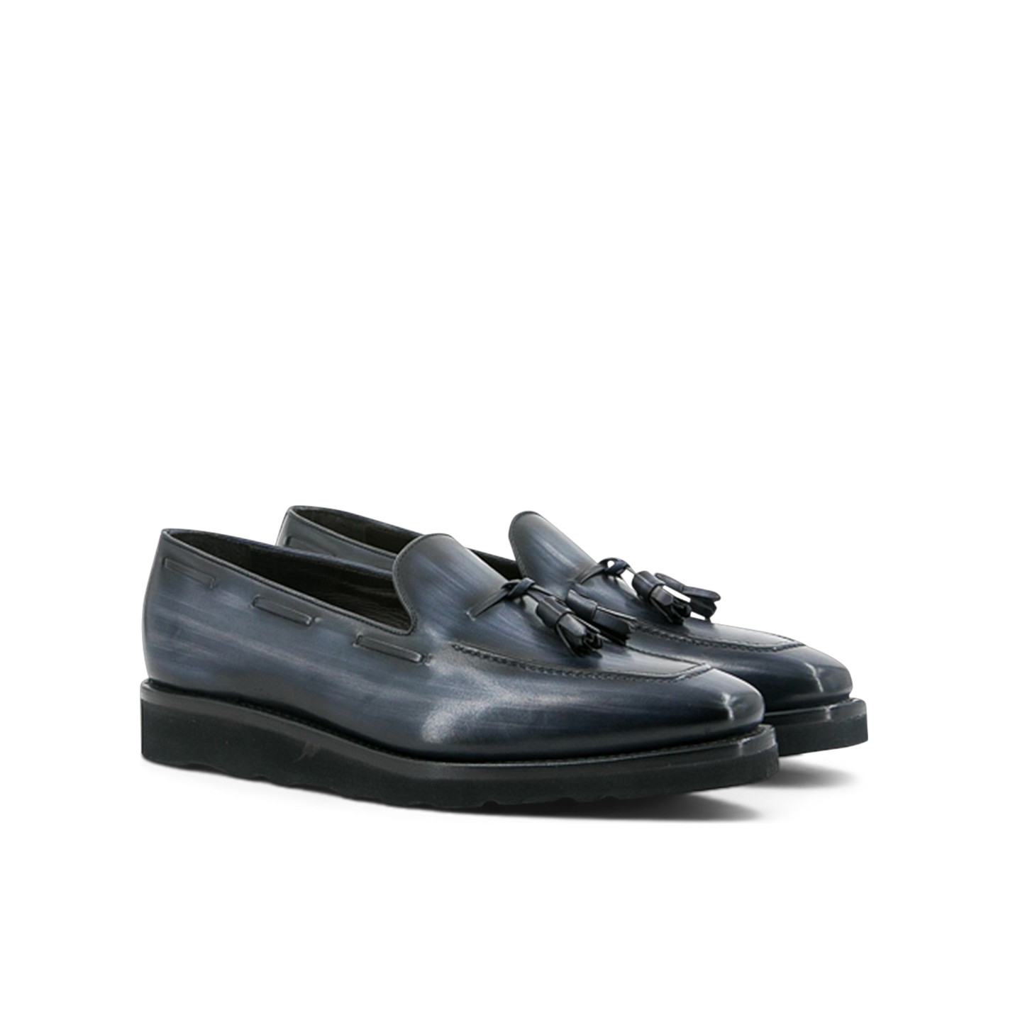 Leather Loafer Monti │ Grey Patina Soles