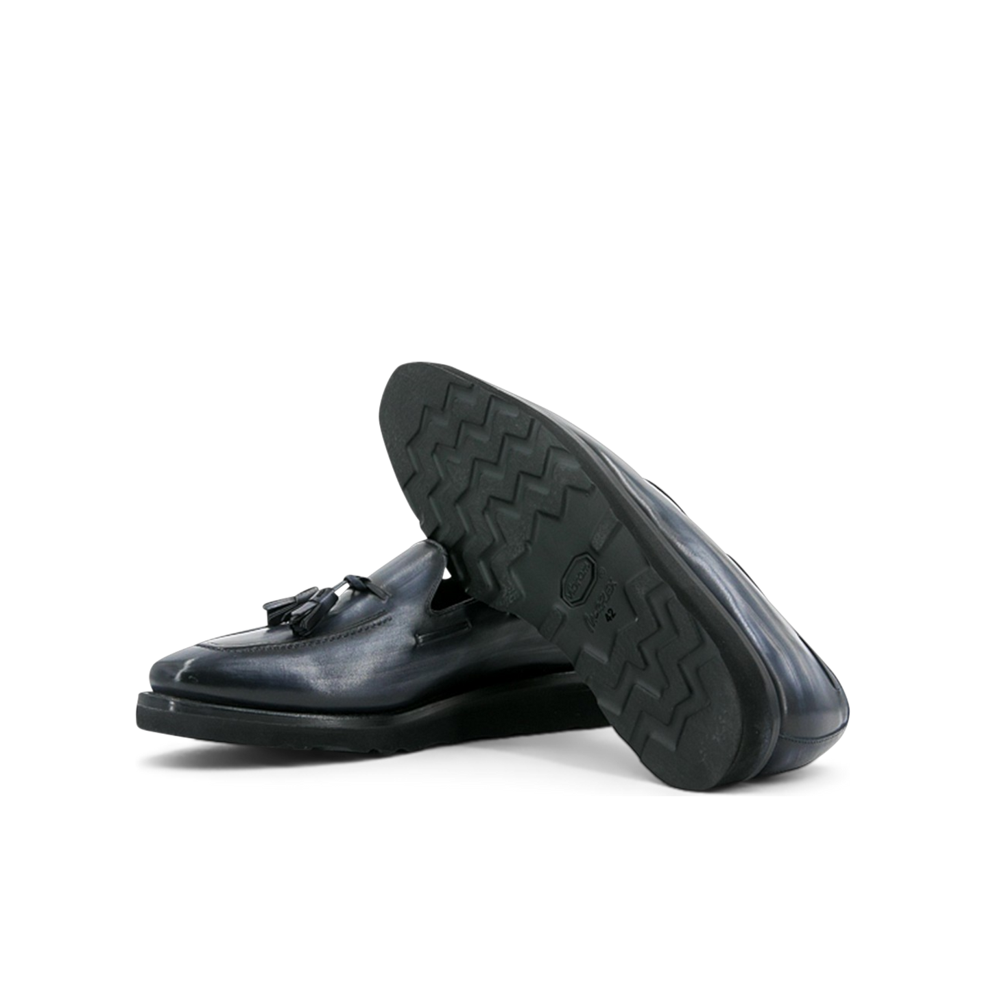 Leather Loafer Monti │ Grey Patina Soles