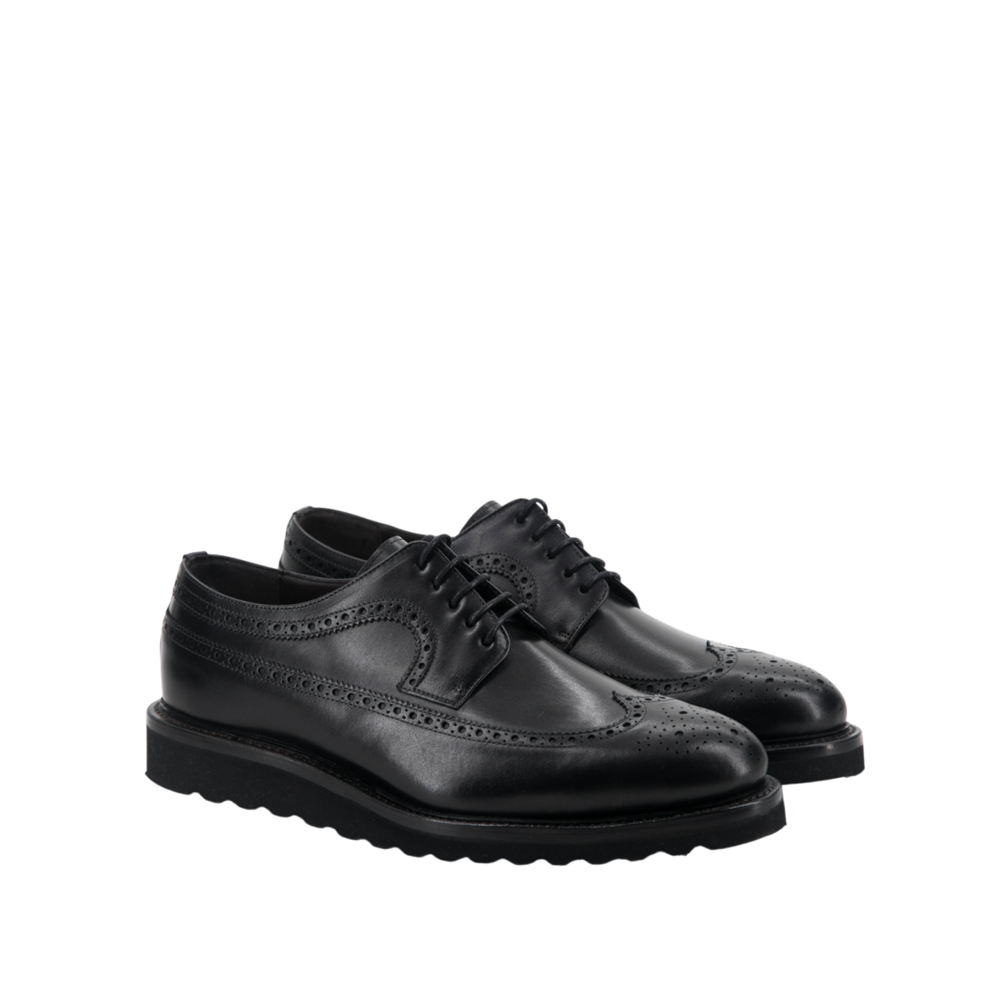 Leather Longwing Blucher Zurigo │ Black