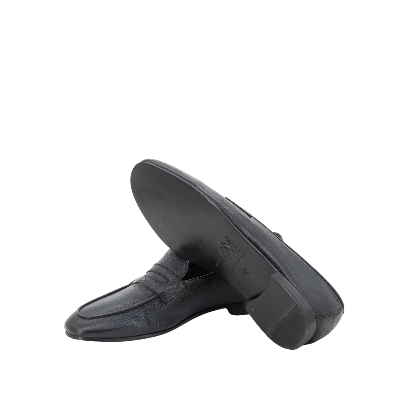 Grain Leather Venetian Loafer │ Navy