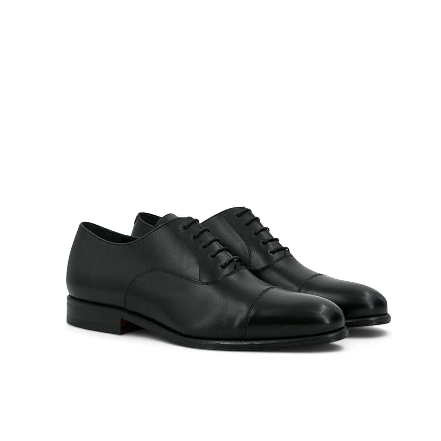 Leather Oxford Zurigo │ Black with Red Sole