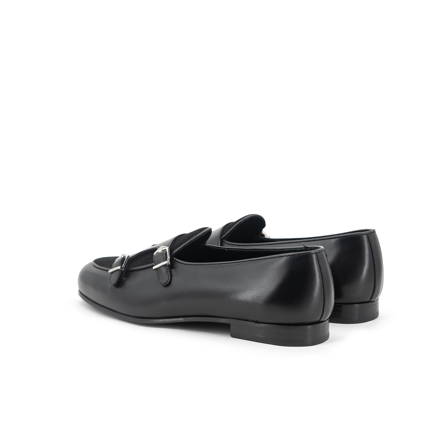 Belgian Slippers Double Monk │ Velvet Black