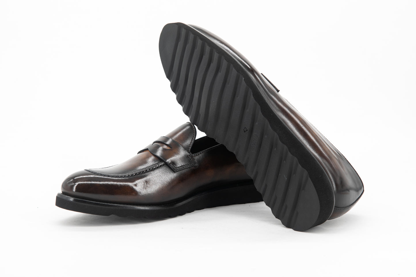 Leather Loafer Zurigo │ Tobacco Museum Patina