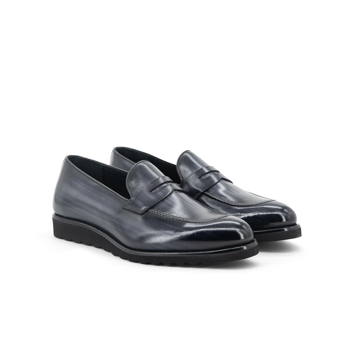 Leather Loafer Zurigo │ Grey Patina