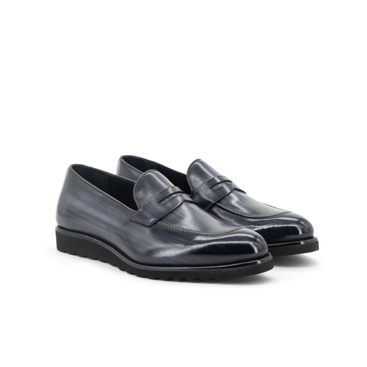 Leather Loafer Zurigo │ Grey Patina