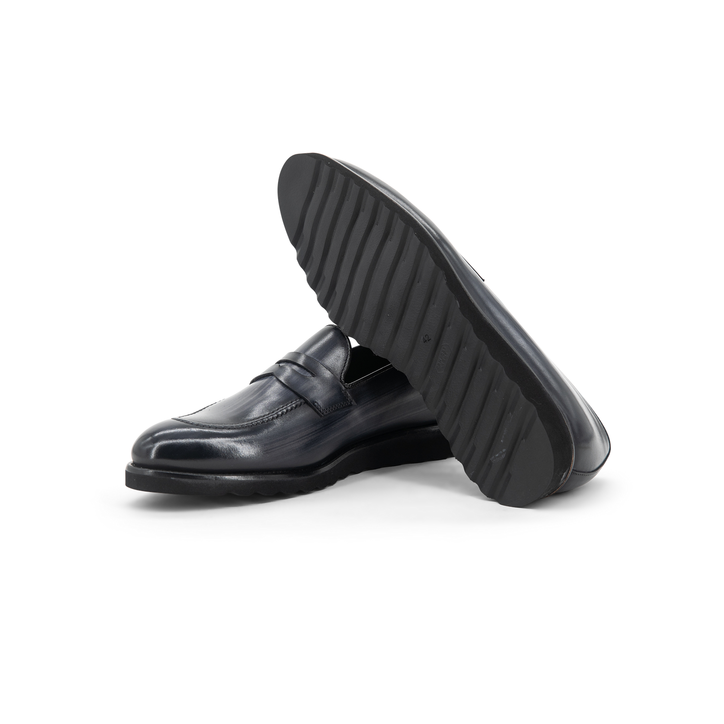 Leather Loafer Zurigo │ Grey Patina