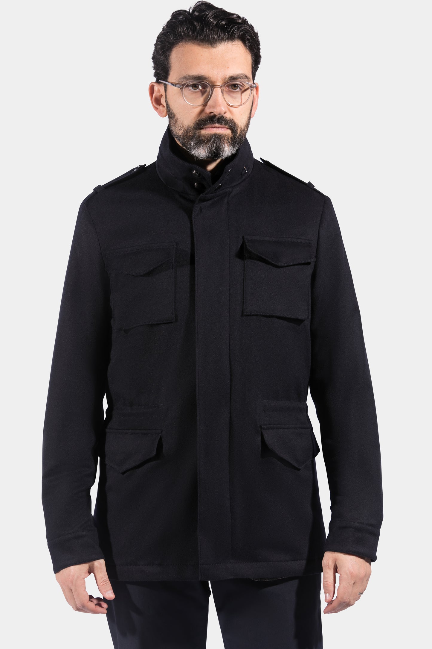 Field Jacket, Navy, Piacenza, Jacket Only