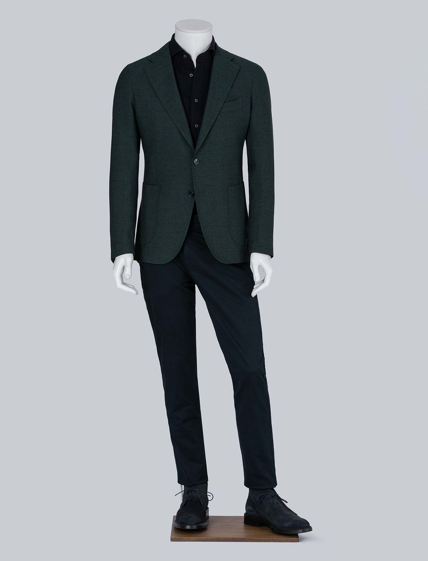 SOFT JACKET JACKET GREEN ZIGNONE