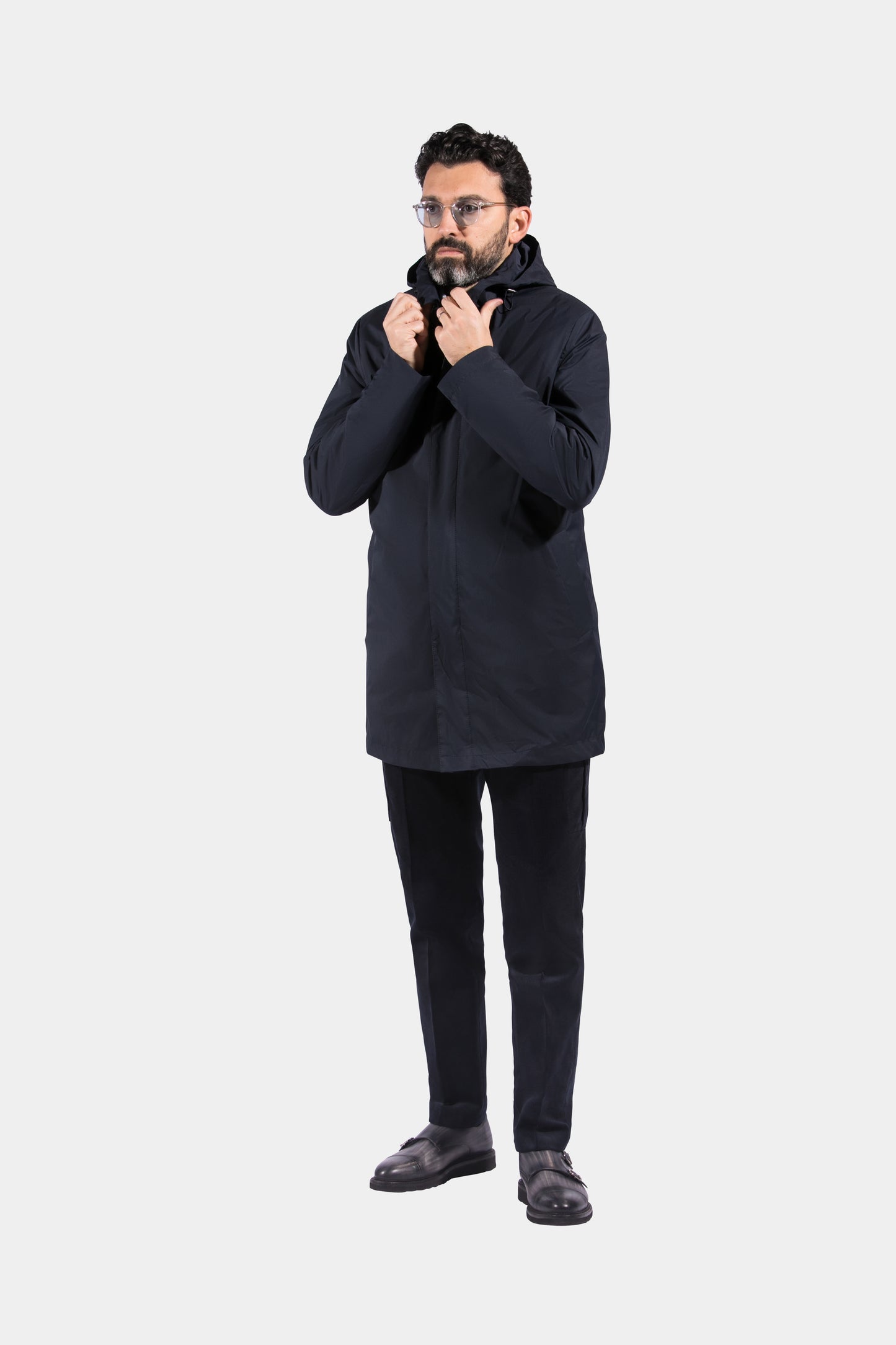 Parka, Navy, Olmetex, Jacket Only