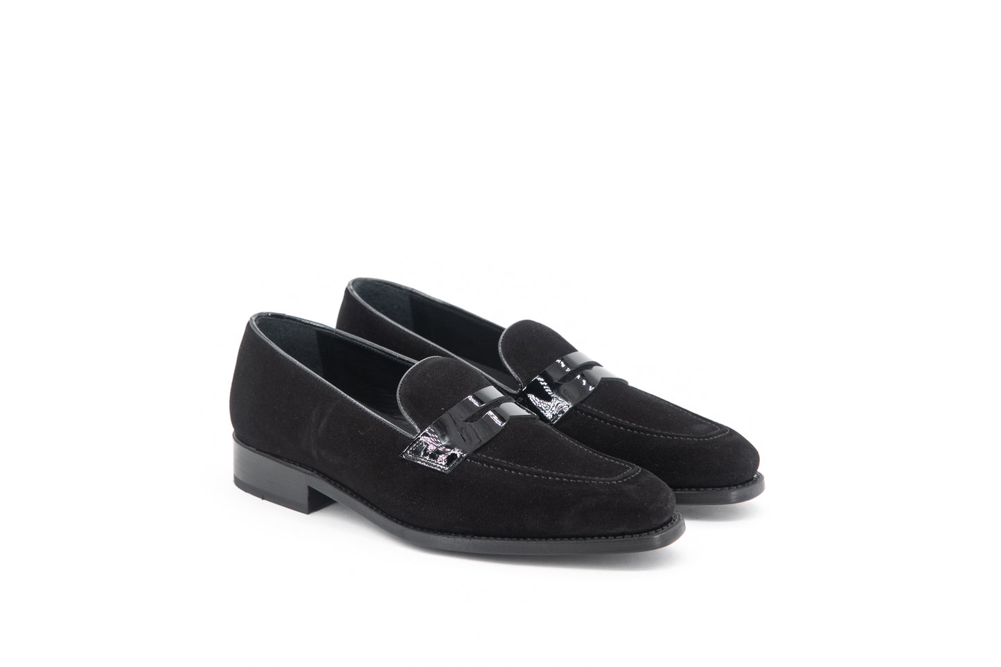 Suede & Leather Loafer Savile │ Black