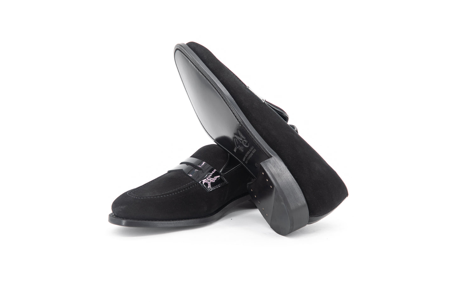 Suede & Leather Loafer Savile │ Black