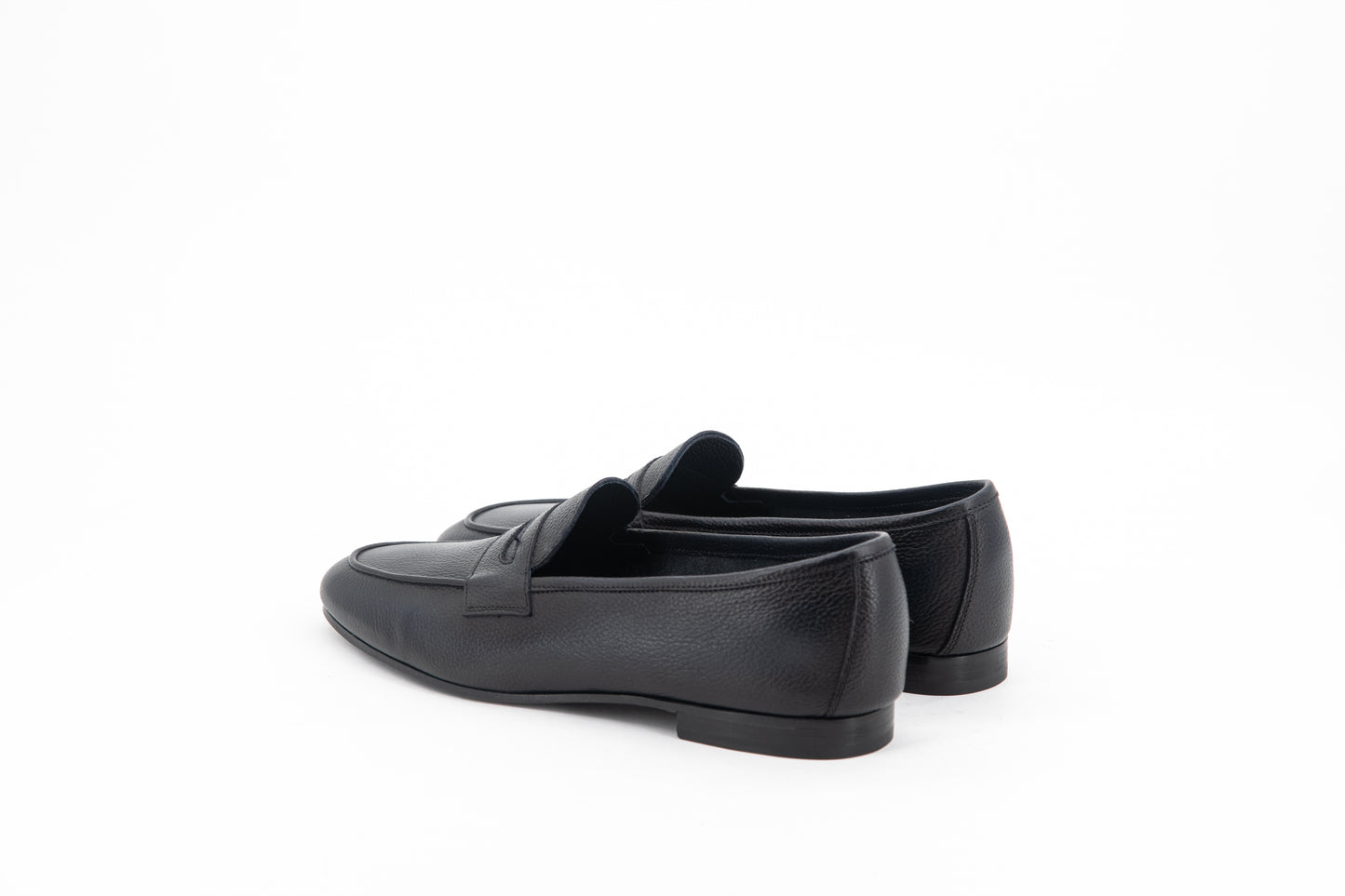 Grain Leather Venetian Loafer │ Navy
