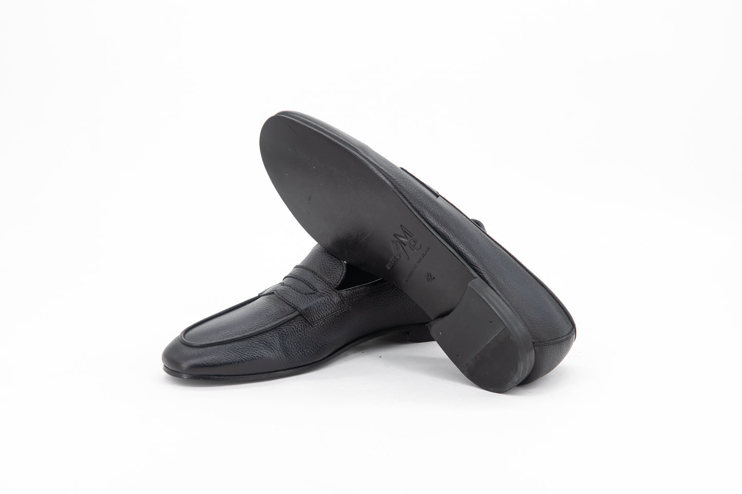 Grain Leather Venetian Loafer │ Navy