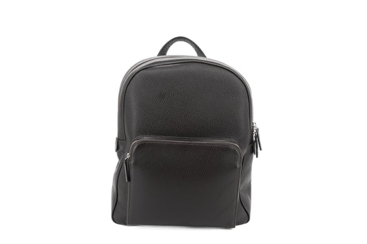 Leather Bagpack│ Brown Grain