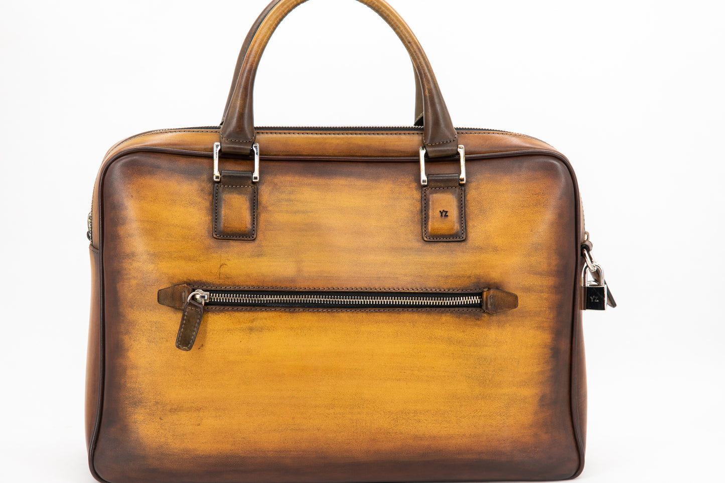 Leather Business Bag│ Whiskey Patina